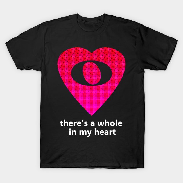 Whole (note) in my heart T-Shirt by Dawn Anthes